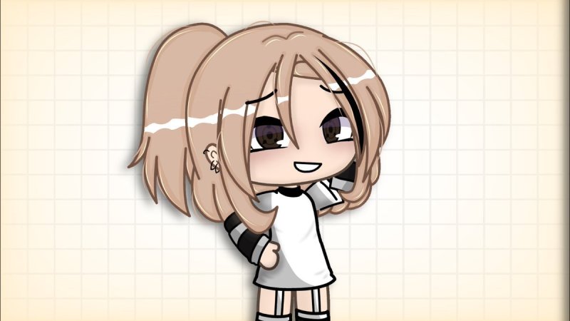 Волосы для ОС гача лайф девочки