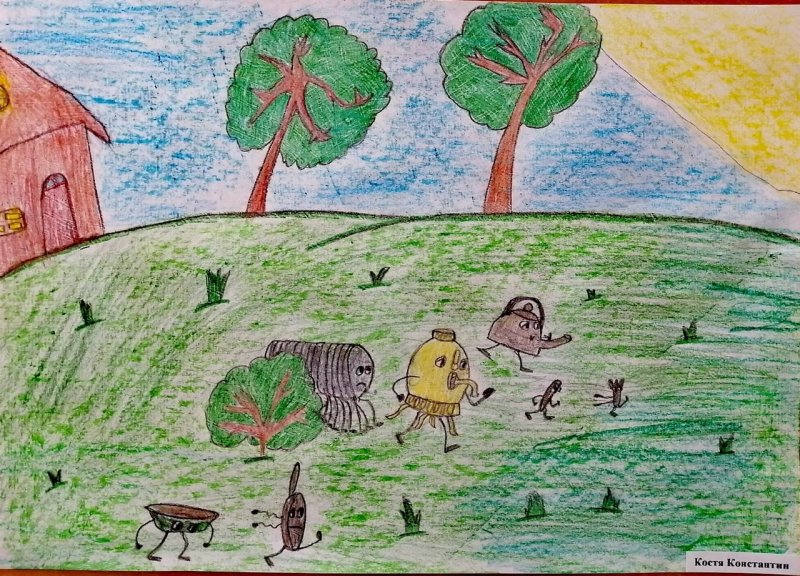 Федорино горе рисунок