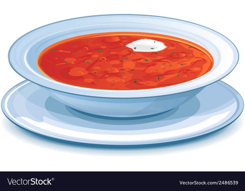 Тарелка борща