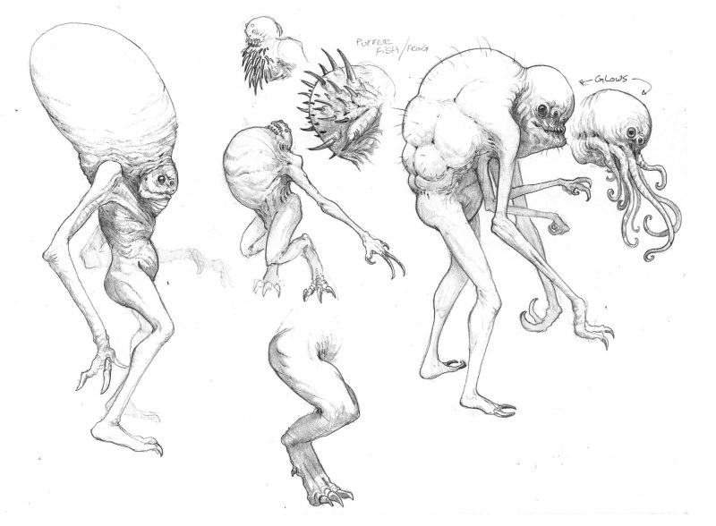 Рисунки монстров карандашом
