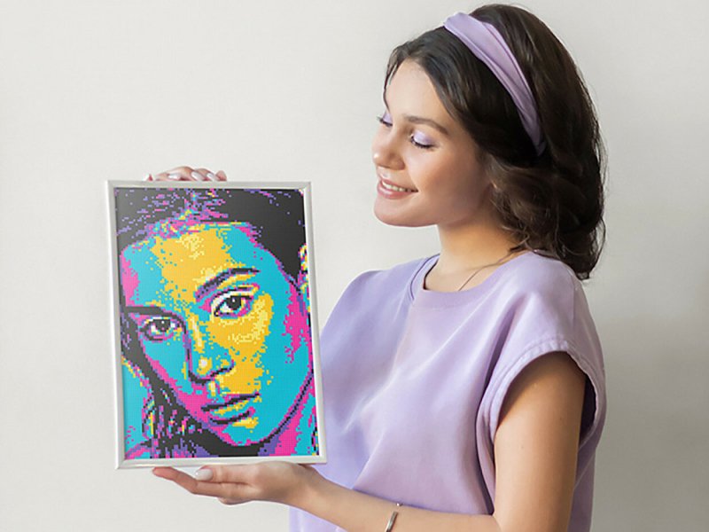 Алмазная мозаика Qbrix поп арт