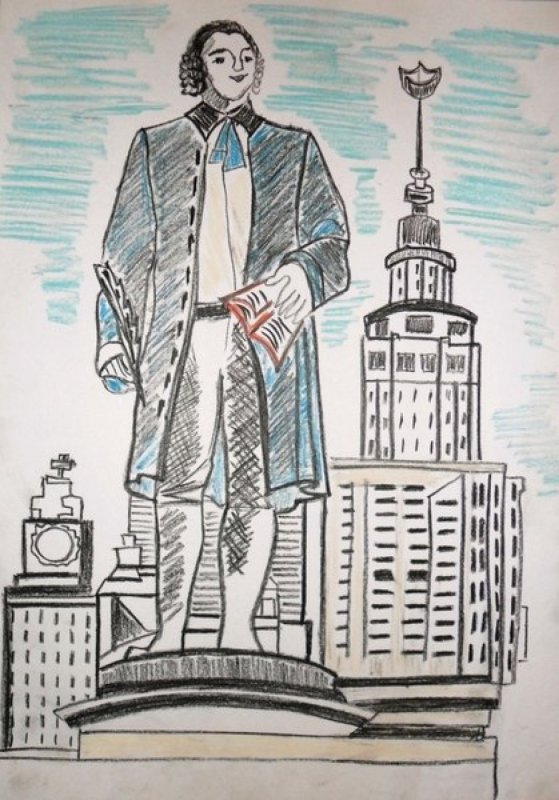 Картина Ломоносов МГУ