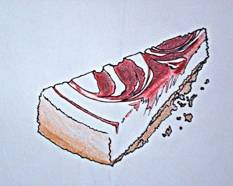 Чизкейк рисунок