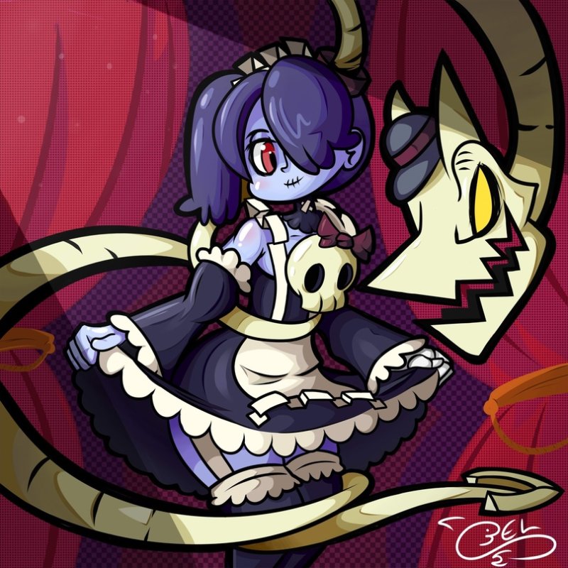 Сквигли Живая Skullgirls