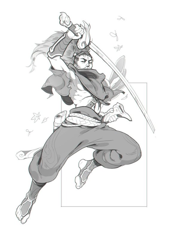 Ясуо из Одиссеи арт