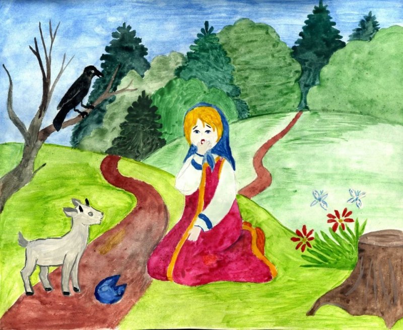 Рисунки по сказкам