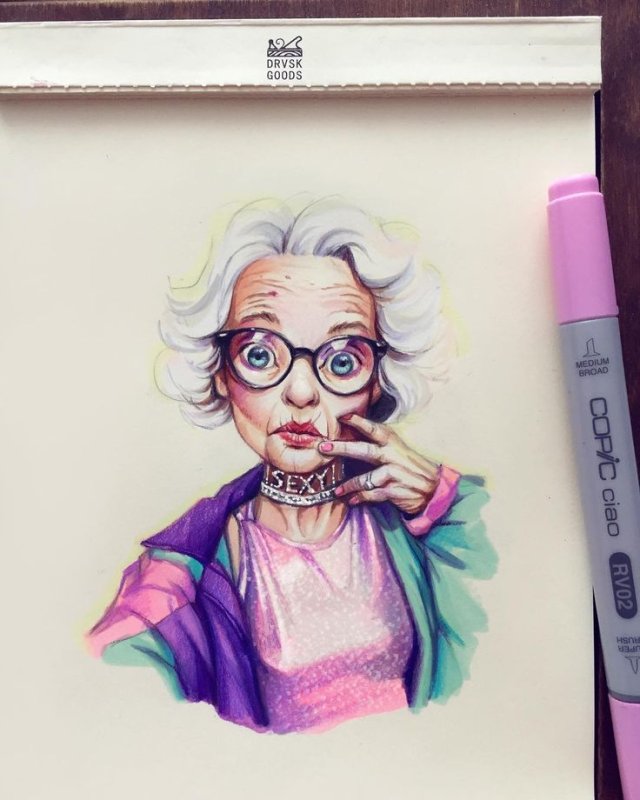 мультяшные бабушки