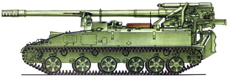 Пушка 2с5 гиацинт 152-мм