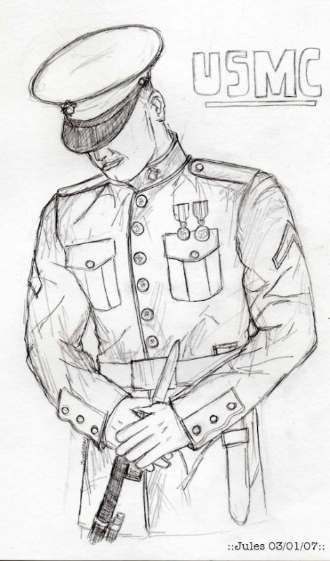 Военные рисунки