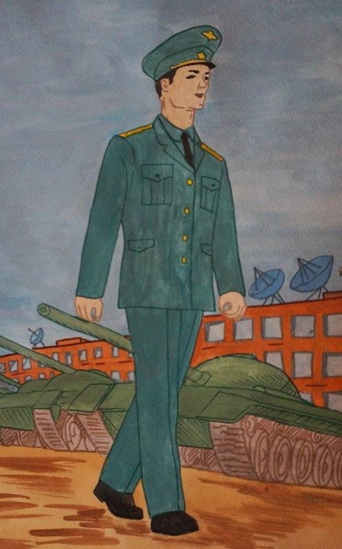 Рисунки на военную тему