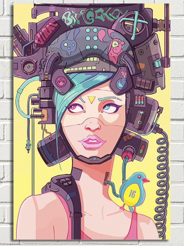 Картина по номерам Cyberpunk 2077