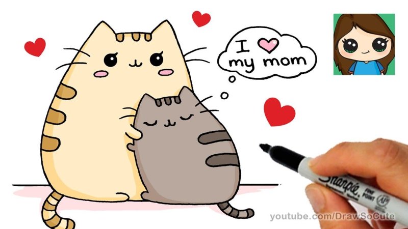 Нарисовать котика