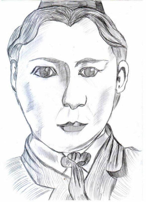 Габдулла Тукай рисунок портрет