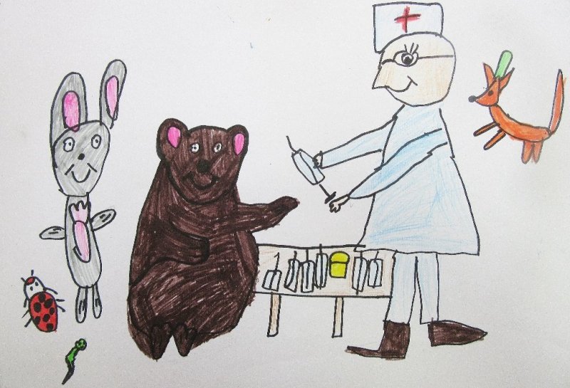 Рисовать ветеринара