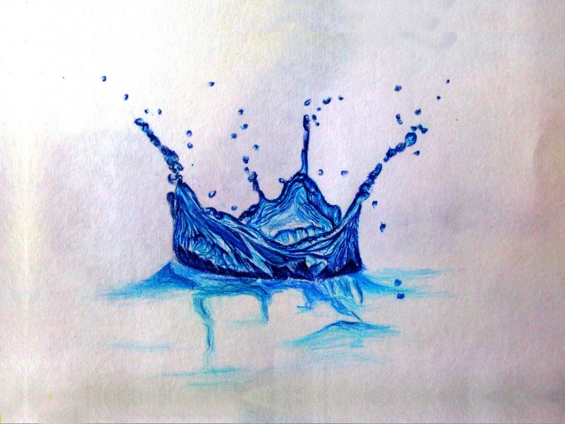 Вода рисунок