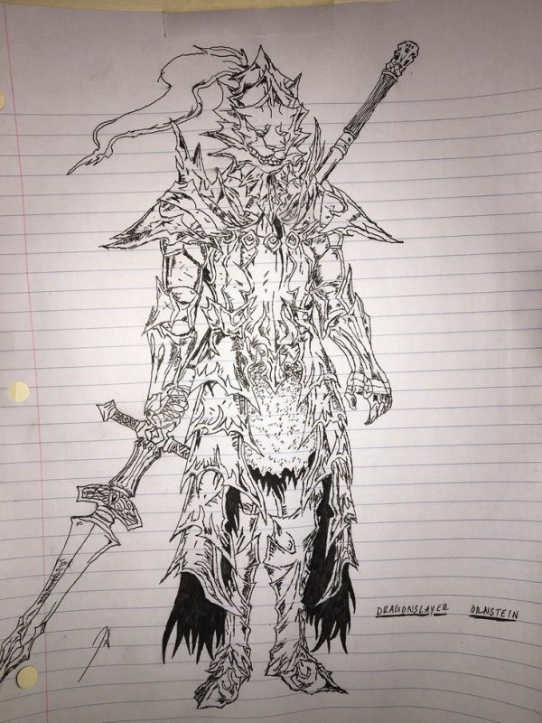 Доспехи драконоборца Dark Souls