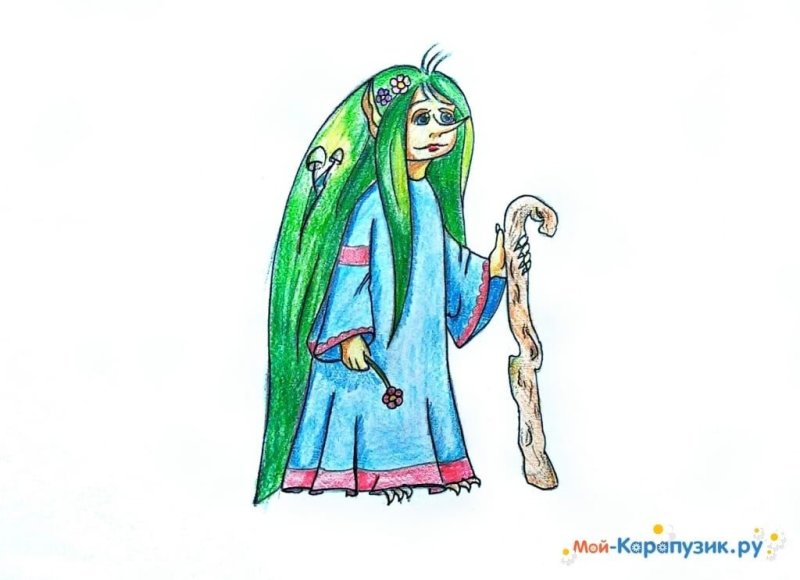 Рисунок к пьесе Кикимора Лядова