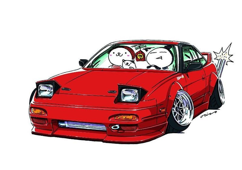 Ниссан 180sx рисунок