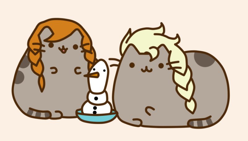 Кавай кот Пушин