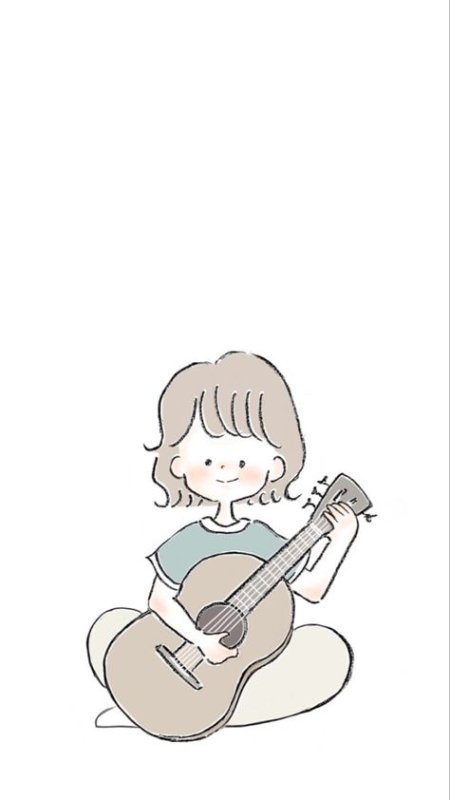 Guitar cartoon