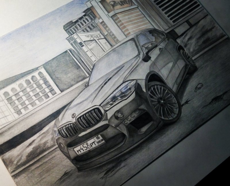 Нарисовать BMW