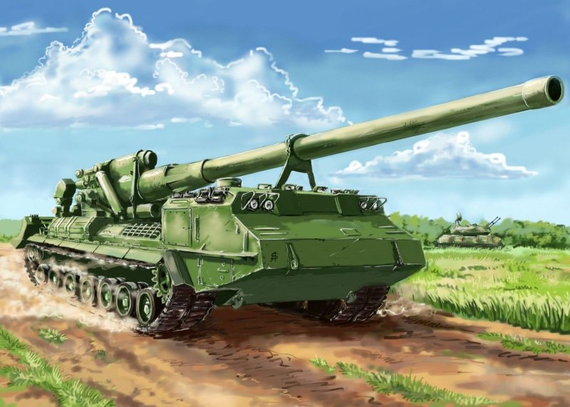 2с7м малка 203-мм самоходная пушка