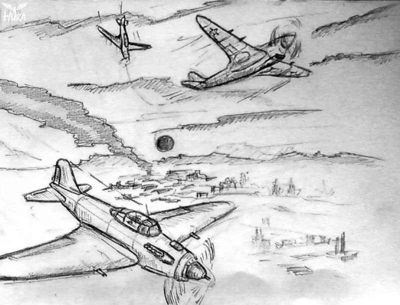 Рисунки на военную тему