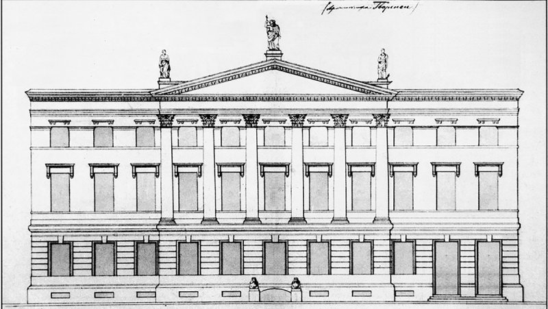 Баженов Кваренги Смольный план