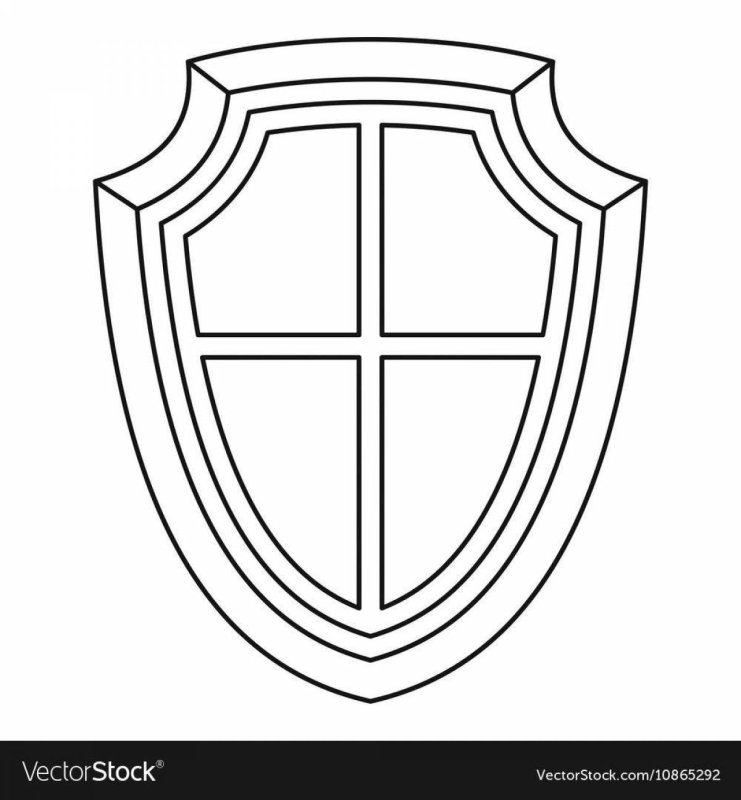 Щит рисунок