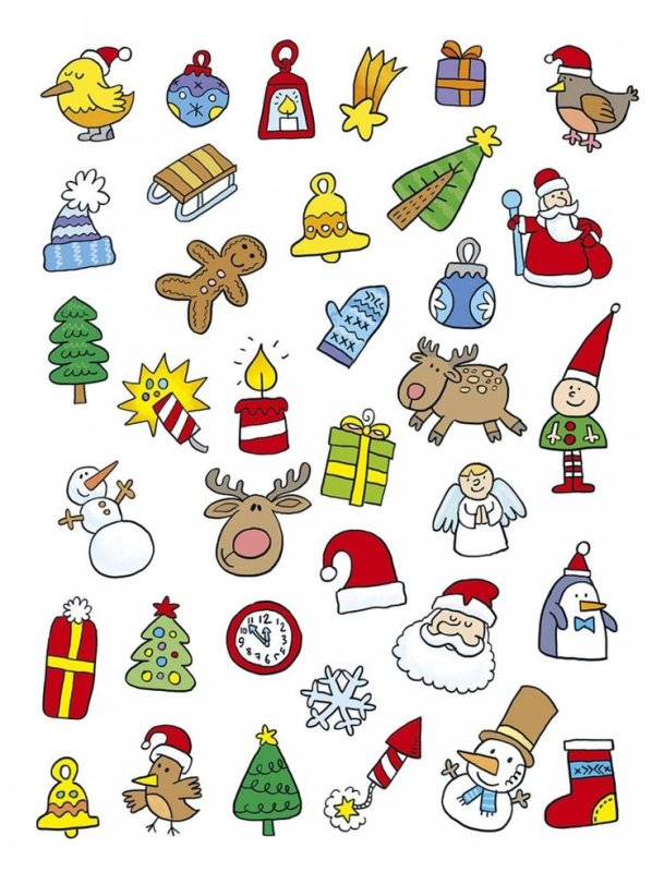 Маленькие новогодние рисуночки