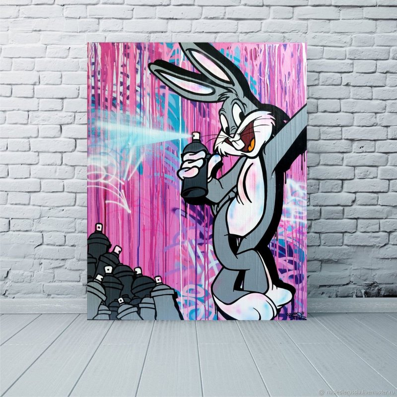 Багз Банни картина поп арт