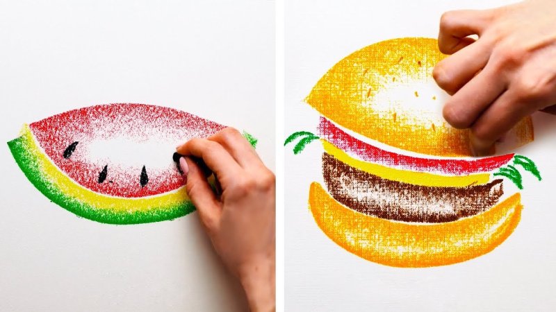 Прикольные лайфхаки для рисования