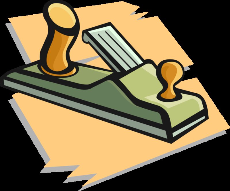 Рубанок нарисовать