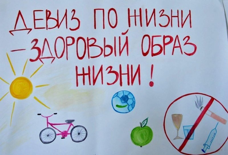 Нездоровый образ жизни плакат