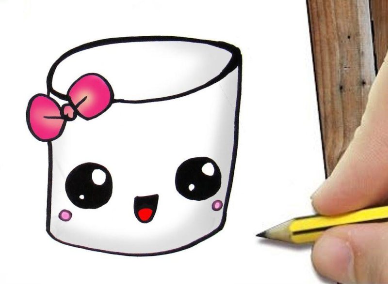 Милые предметы с глазками