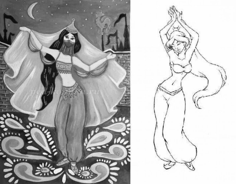 Рисунок Шахерезады