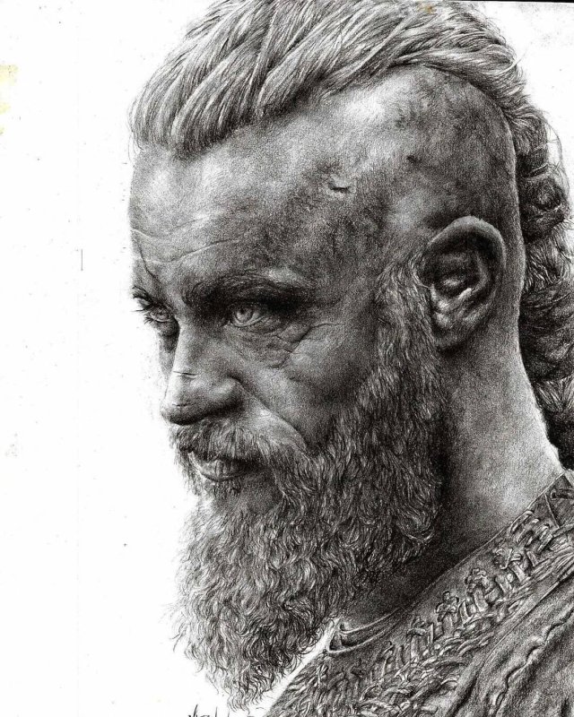 Рагнар Лодброк Викинги арт