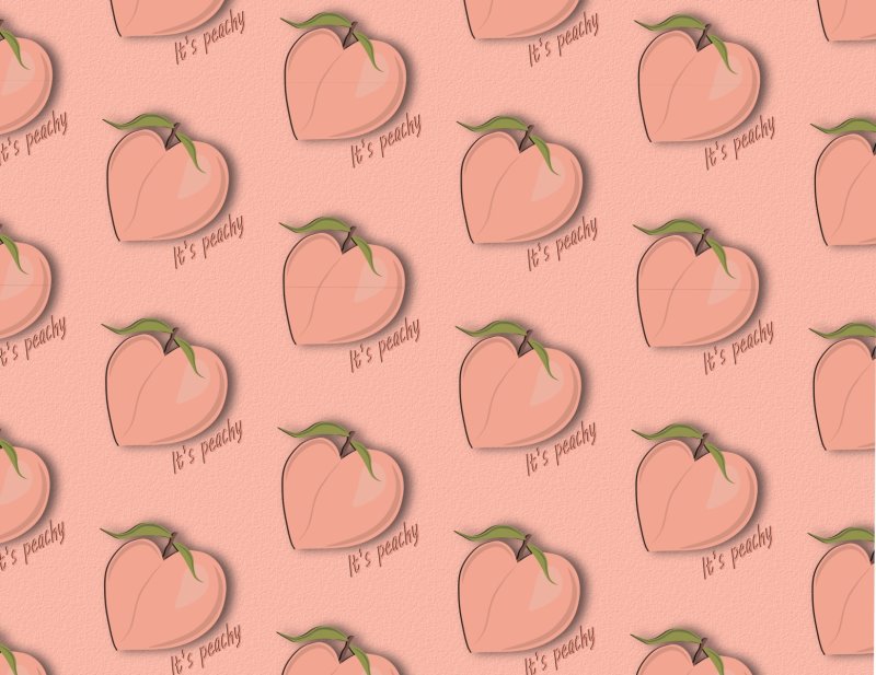 милые персики