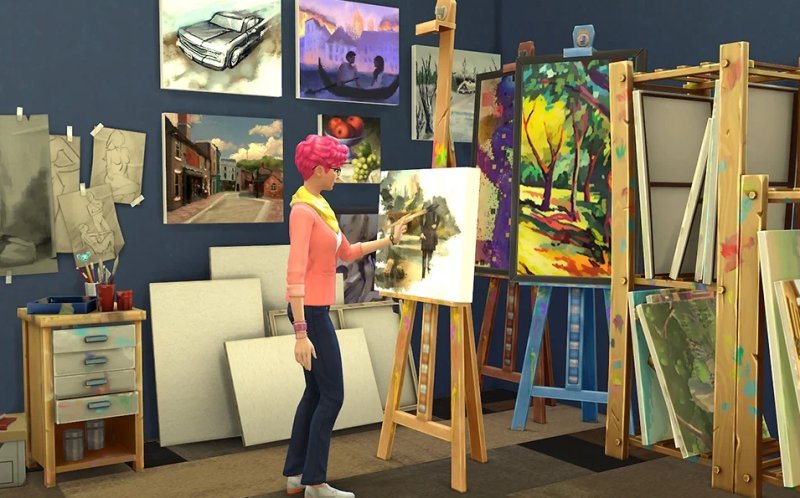 SIMS 4 картины