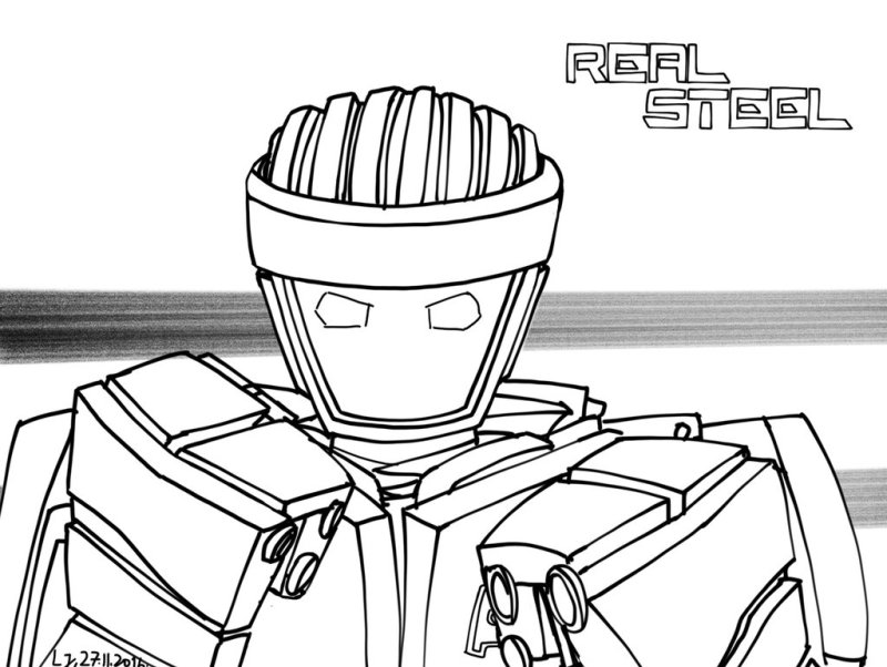 Живая сталь атом разукрашки