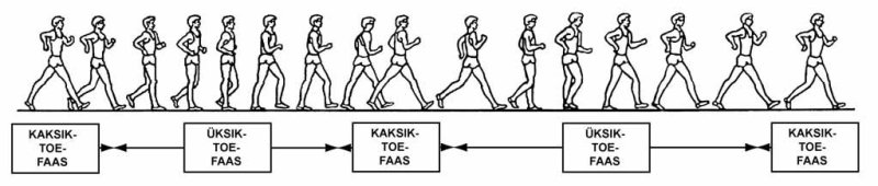 Спортивная ходьба рисунок