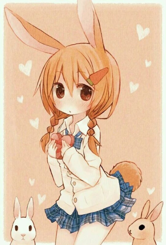 Аниме зайчик