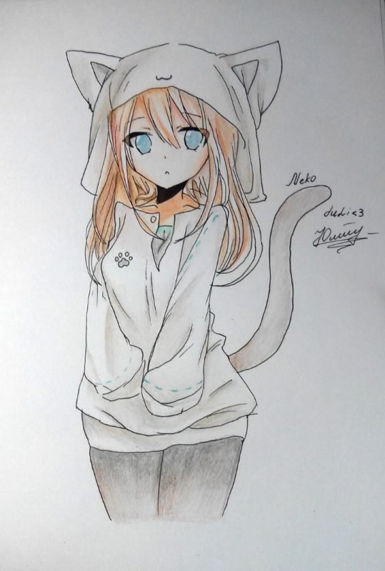 Красивые рисунки карандашом аниме