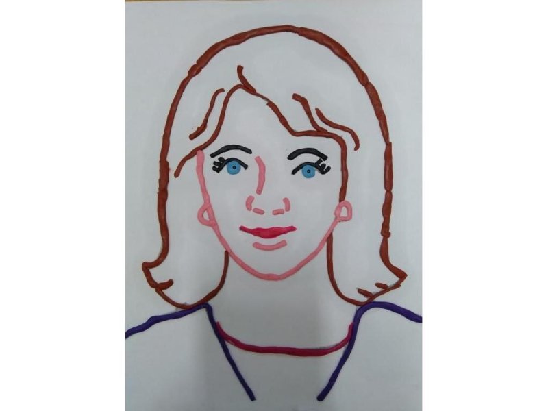 Рисование портрета для детей