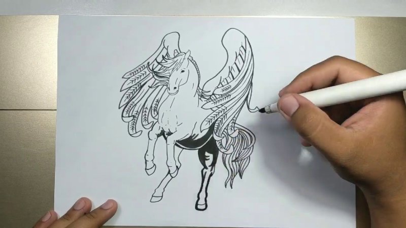 Рисовать Пегаса