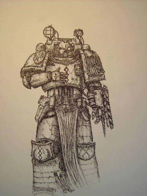 Warhammer 40000 скетч