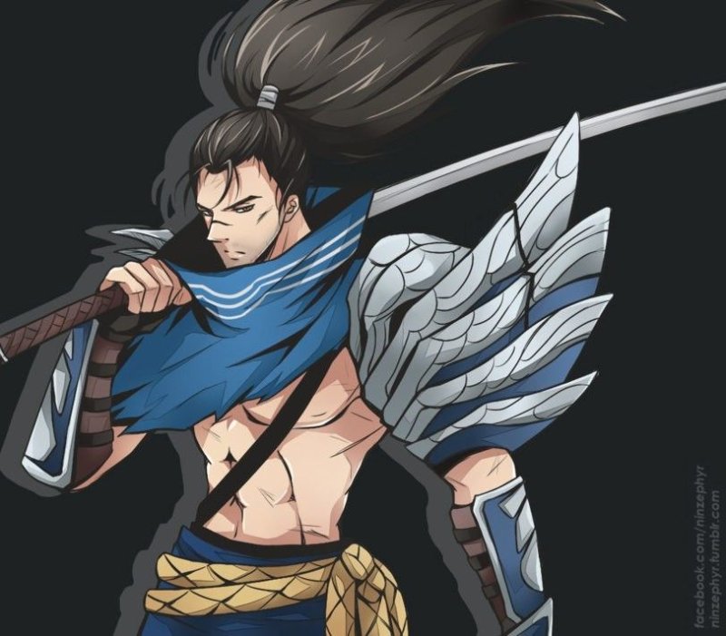 Ясуо ЛОЛ арт