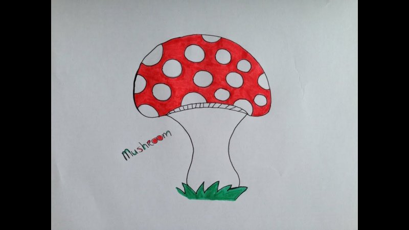 Пластилиновые заплатки мухомор
