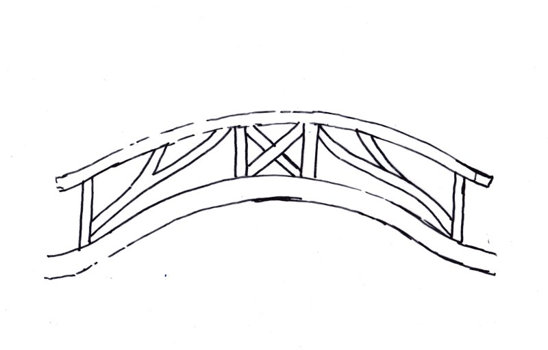 Мост рисунок
