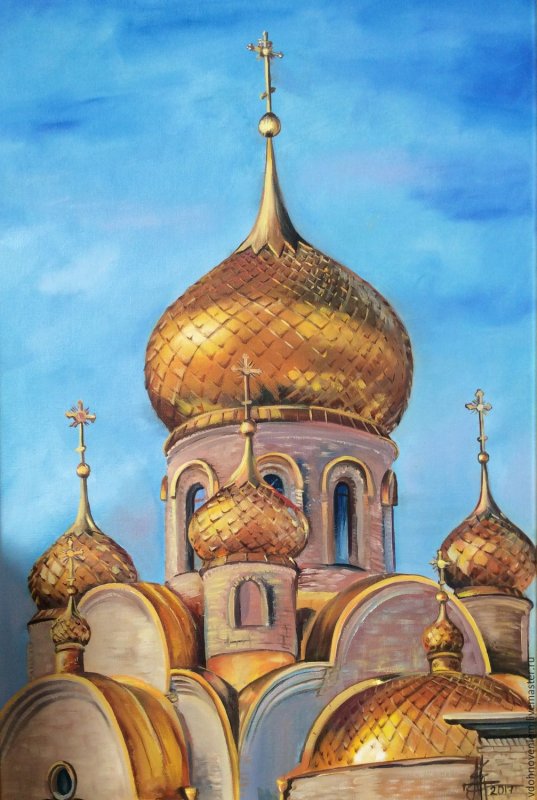 церковь храм собор золотые купола